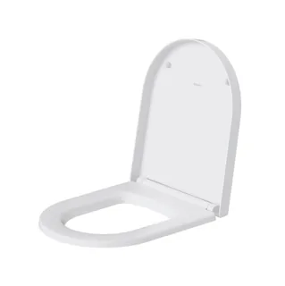 Сиденье для унитаза, Duravit, ME by Starck, шг 374*458, цвет-белый (ПРОДАЕТСЯ ТОЛЬКО В КОМПЛЕКТЕ С ОСНОВНЫМ ИЗДЕЛИЕМ)