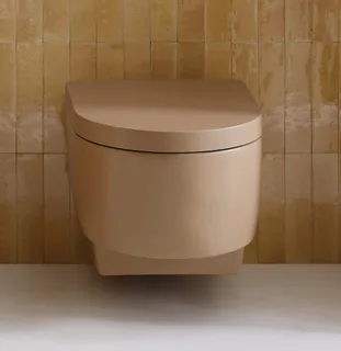 Сиденье для унитаза, Duravit, Balcoon, шг 355*432, с микролифтом, DuraShield, цвет-Clay terra matt (ПРОДАЕТСЯ ТОЛЬКО В КОМПЛЕКТЕ С ОСНОВНЫМ ИЗДЕЛИЕМ)