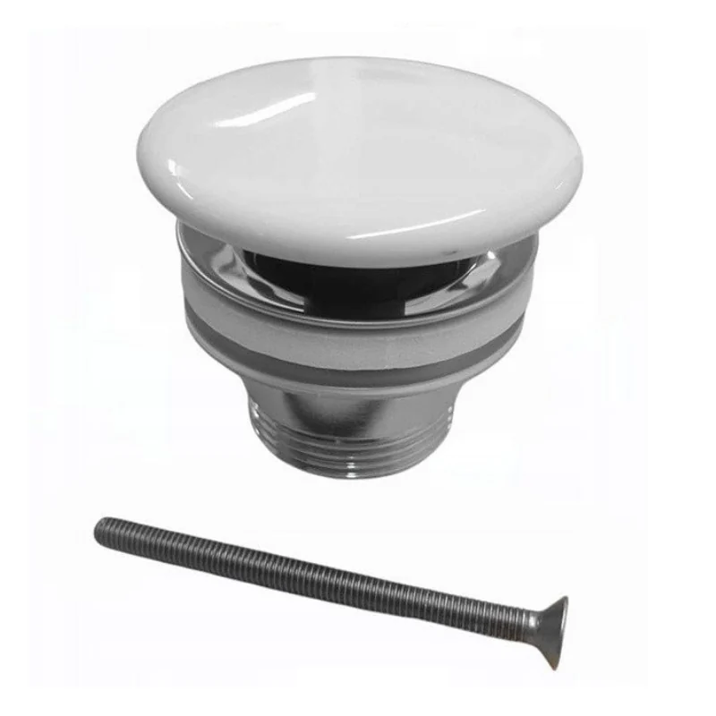 Донный клапан, Duravit, для раковин, 1 1/4", цвет-белый