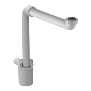 Сифон, Duravit, для раковины, экономичный, цвет-белый