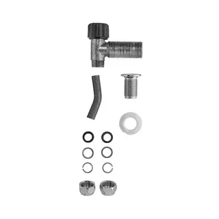 Комплект переходников, Duravit, хром