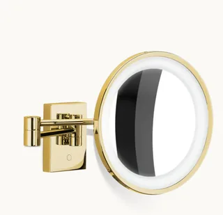 Косметическое зеркало, Decor Walther, BS, с подсветкой, цвет-золото — иконка