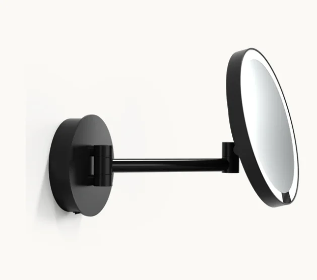 Косметическое зеркало, Decor Walther, JUST LOOK, с подсветкой, цвет-черный матовый