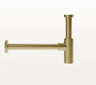 Сифон, Gessi, Technical Accessories, бутылочный, 1 1/4", цвет-Brushed Brass PVD