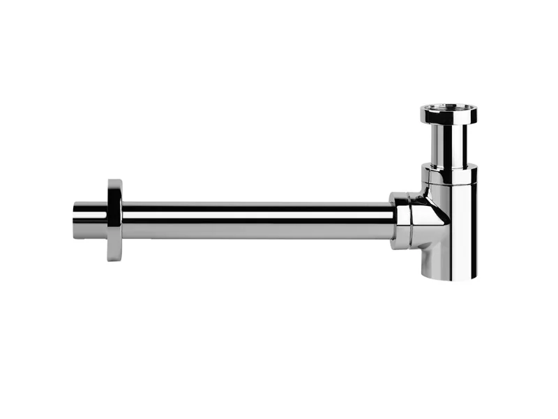 Сифон, Gessi, Technical Accessories, для биде, округлый, 1 1/4", цвет-Finox Brushed Nickel