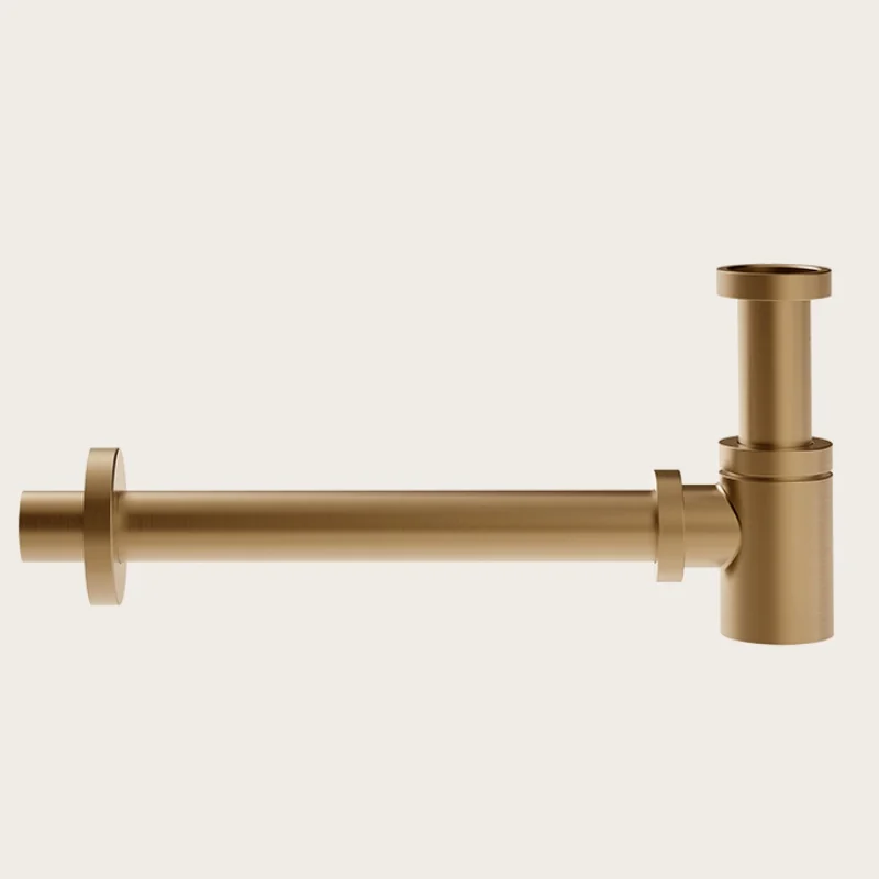 Сифон, Gessi, Technical Accessories, бутылочный, 1 1/4", цвет-Warm Bronze Brushed PVD