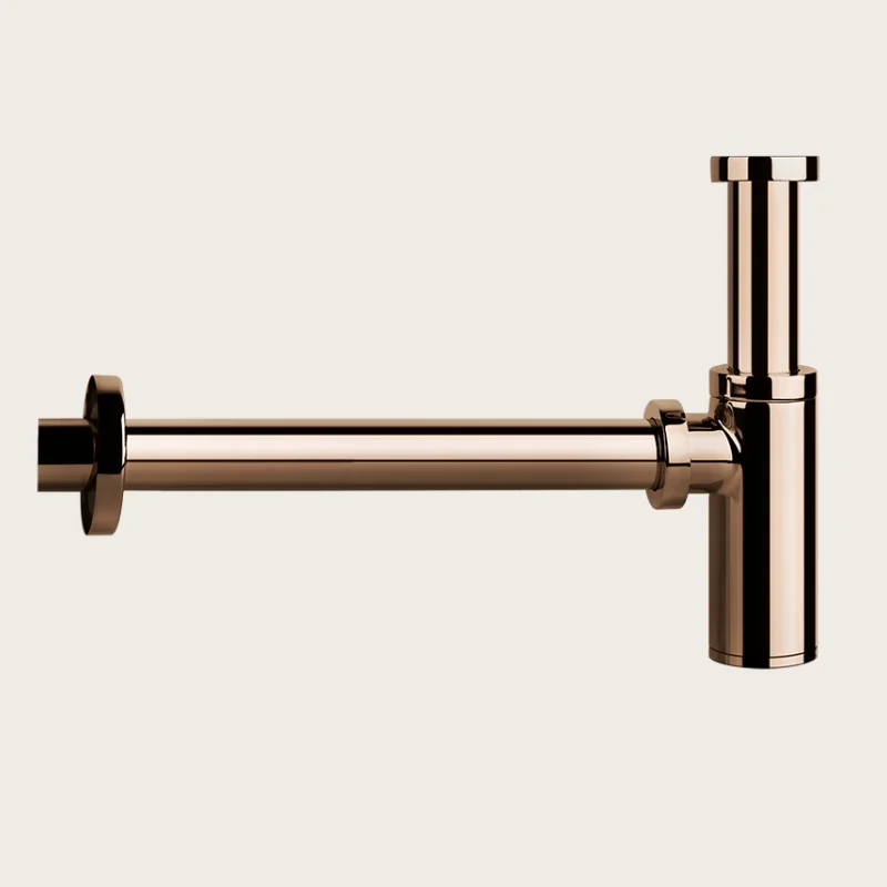Сифон, Gessi, Technical Accessories, бутылочный, 1 1/4", цвет-Copper PVD