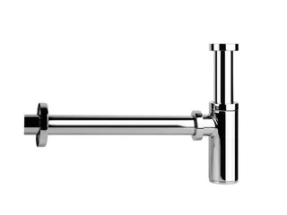 Сифон, Gessi, Technical Accessories, для раковины, округлый, 1 1/4", цвет-Finox