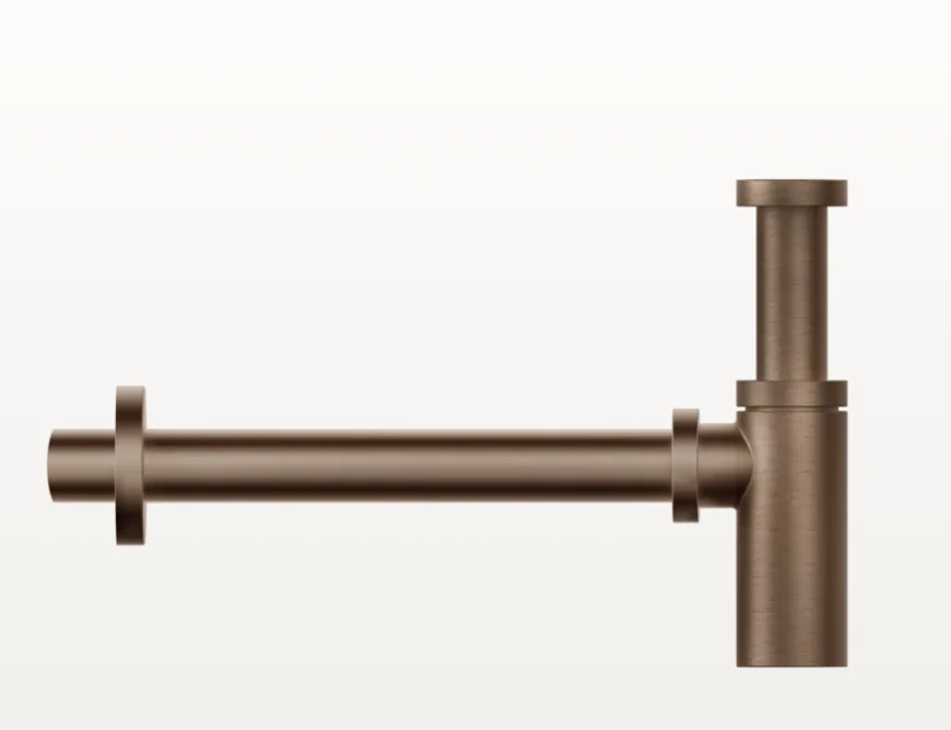 Сифон, Gessi, Technical Accessories, для раковины, округлый, 1 1/4", цвет-Copper Brushed PVD