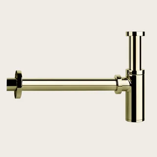 Сифон, Gessi, Technical Accessories, бутылочный, 1 1/4", цвет-Brass PVD