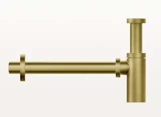 Сифон, Gessi, Technical Accessories, бутылочный, 1 1/4", цвет-Brushed Gold PVD