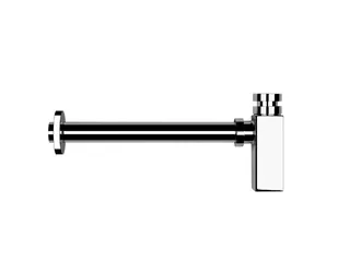 Сифон, Gessi, Technical Accessories, квадратный, 1 1/4", цвет-Finox Brushed Nickel