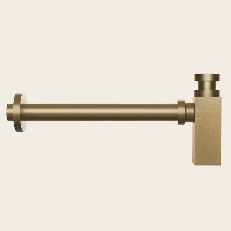 Сифон, Gessi, Technical Accessories, бутылочный, 1 1/4", цвет-Warm Bronze Brushed PVD