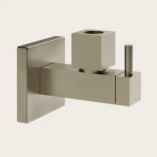 Кран-фильтр, Gessi, Technical Accessories, запорный, 1/2", цвет-Finox Brushed Nickel
