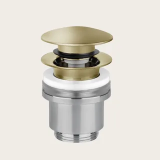 Донный клапан, Gessi, Technical Accessories, для раковин, 1 1/4", цвет-Brushed Brass PVD