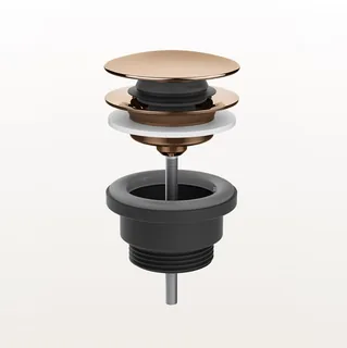 Донный клапан, Gessi, VENTI20, для раковин, 1 1/4", цвет-Copper PVD