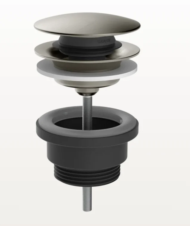 Донный клапан, Gessi, Technical Accessories, для раковин, 1 1/4", цвет-Steel Brushed