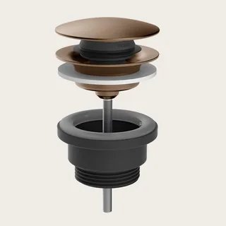 Донный клапан, Gessi, Technical Accessories, для раковин, 1 1/4", цвет-Copper Brushed PVD