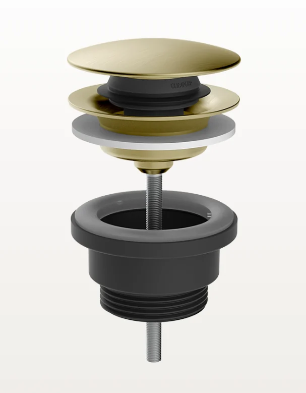 Донный клапан, Gessi, Technical Accessories, для раковин, 1 1/4", цвет-Brushed Brass PVD