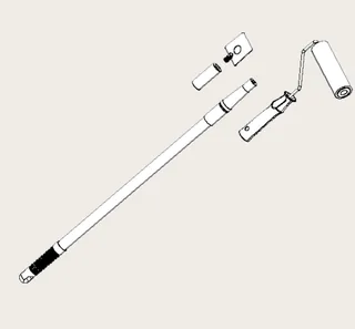 Комплект роликов и стержней, Gessi, для обслуживания душевой лейки, хром — иконка