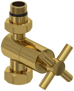Вентиль, Сунержа, G 1/2" НР х G 3/4" НГ, прямой, крест, цвет-золото