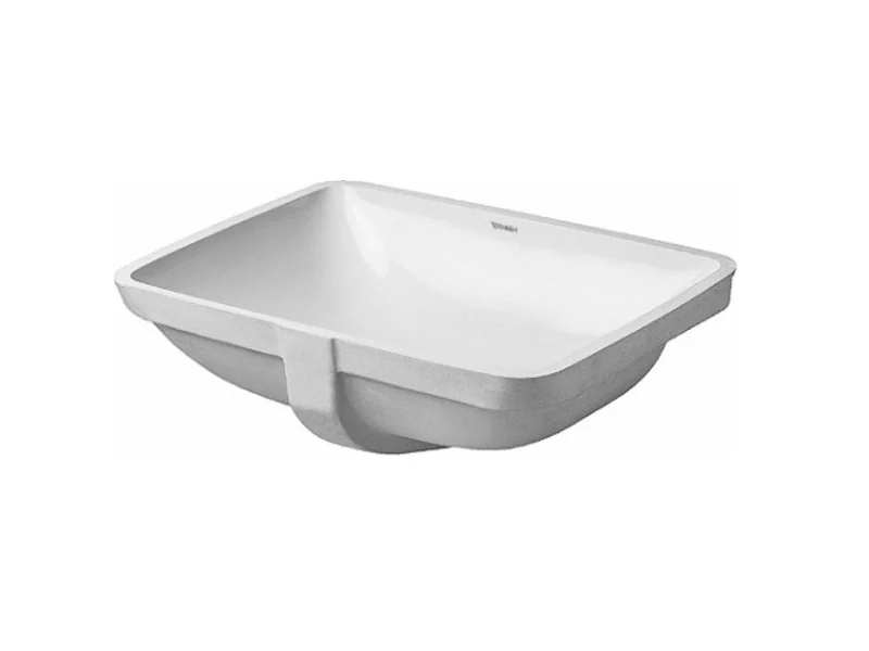 Раковина, Duravit, Starck 3, шгв 490*365*180, отверстия для смесителя-отсутствуют, WonderGliss, цвет-белый