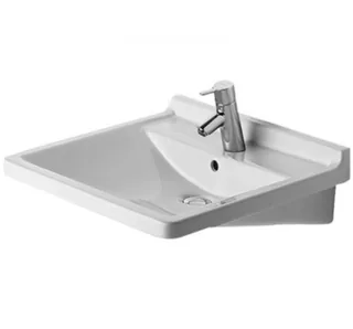 Раковина, Duravit, Starck 3, шгв 600*545*165, отверстия для смесителя-1, цвет-белый — иконка