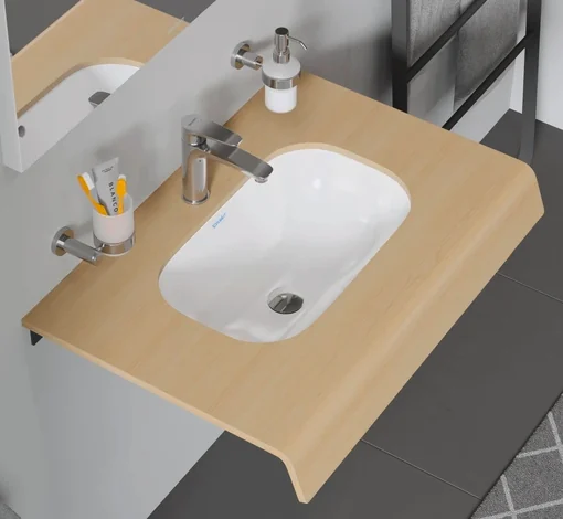 Раковина, Duravit, D-Code, шгв 495*290*175, цвет-белый