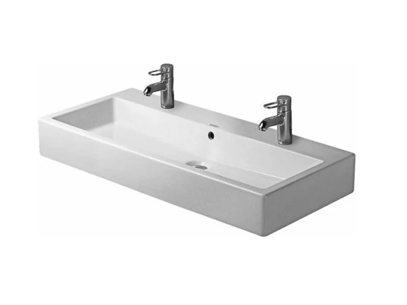 Раковина, Duravit, Vero, шгв 1000*470*175, отверстия для смесителя-2, цвет-белый