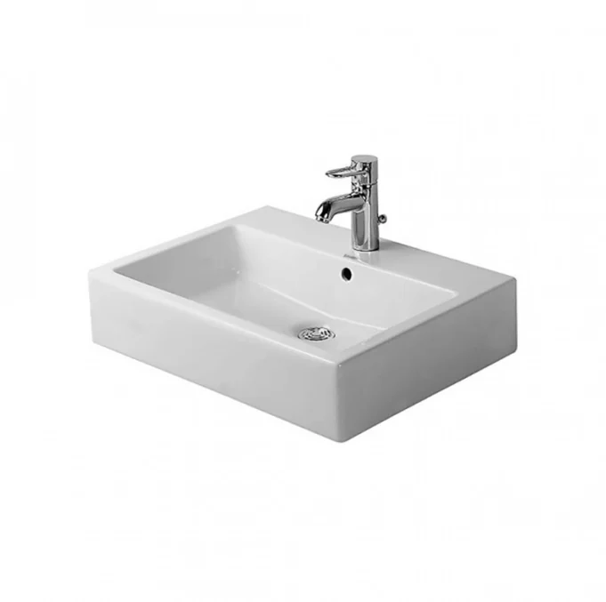 Раковина, Duravit, Vero, шгв 600*465*130, отверстия для смесителя-1, цвет-белый
