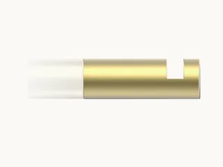 Крючок, Decor Walther, MIKADO, HAK1, шгв 12*35*12, цвет-латунь матовая