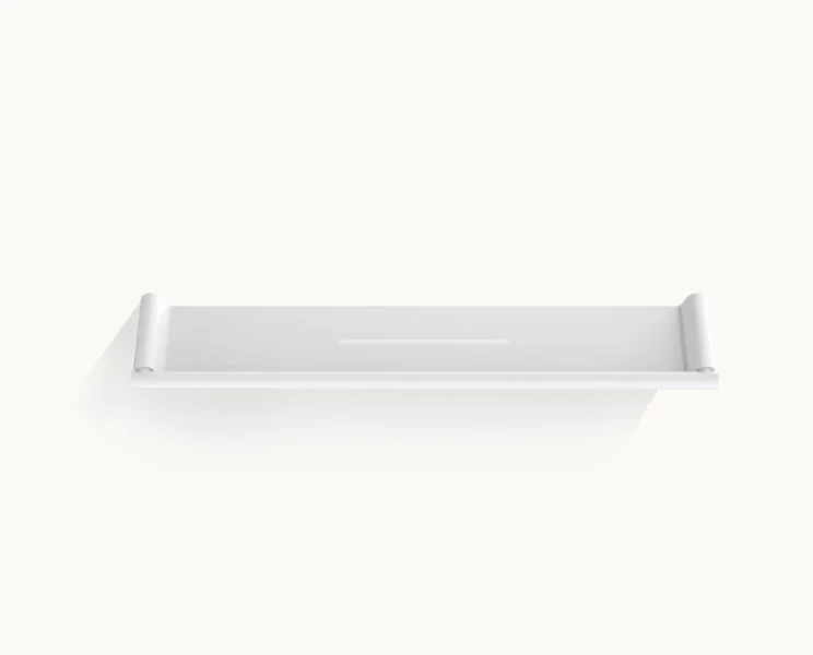 Полка, Decor Walther, MIKADO, ABL40, шгв 400*82*18, цвет-белый матовый