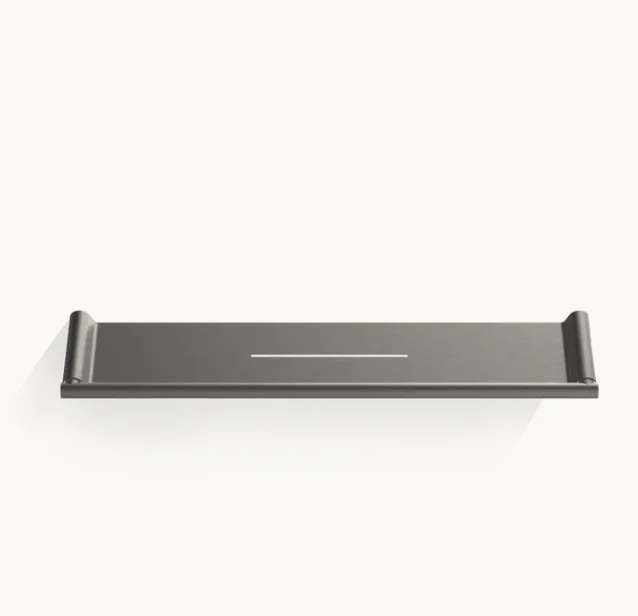 Полка, Decor Walther, MIKADO, ABL40, шгв 400*82*18, цвет-Dark Metal Matt PVD