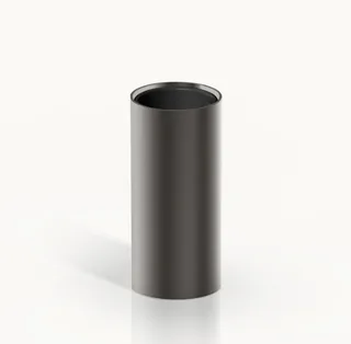 Стакан, Decor Walther, MIKADO, шгв 55*55*125, цвет-Dark Metal Matt PVD/черный — иконка