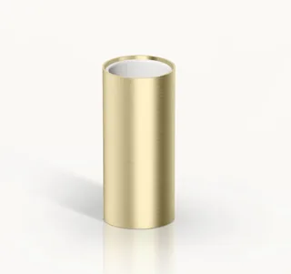 Стакан, Decor Walther, MIKADO, шгв 55*55*125, цвет-золото матовое/белый