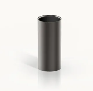 Стакан, Decor Walther, MIKADO, шгв 55*55*125, цвет-Dark Metal Matt/черный
