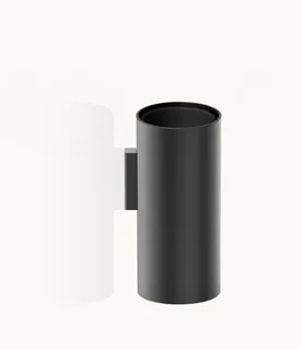 Стакан, Decor Walther, MIKADO, шгв 55*65*125, цвет-черный матовый/черный
