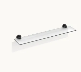 Полка, Decor Walther, Basic, шгв 600*141*48, цвет-черный матовый