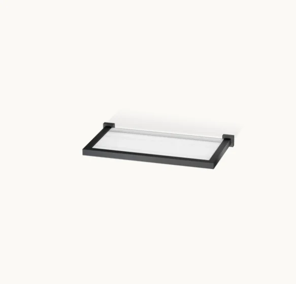 Полка, Decor Walther, CORNER, шгв 305*165*25, цвет-черный матовый