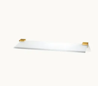 Полка, Decor Walther, CORNER, шгв 600*120*18, цвет-золото