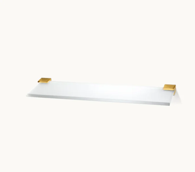 Полка, Decor Walther, CORNER, шгв 600*120*18, цвет-золото