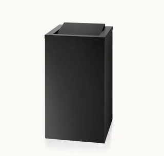 Корзина для белья, Decor Walther, DW, шгв 320*320*580, цвет-черный матовый