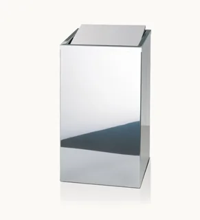 Корзина для белья, Decor Walther, DW, шгв 320*320*580, цвет-полированная нержавеющая сталь