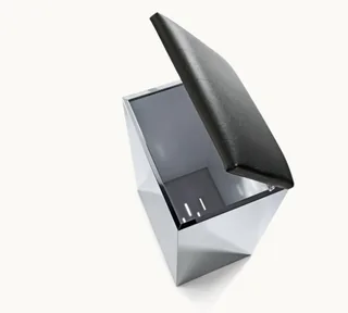 Корзина для белья, Decor Walther, CASE, шгв 420*320*660, цвет-черный — иконка