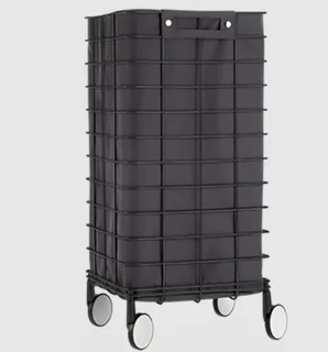 Тележка для белья, Decor Walther, WR, шгв 350*350*730, цвет-черный/чёрный матовый