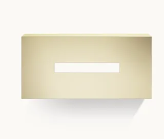 Салфетница, Decor Walther, KB, шгв 120*250*75, цвет-золото матовое