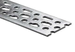 Профиль монтажный, BISMAT, перфорированный, 50x3х2000 мм