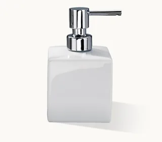 Дозатор для жидкого мыла, Decor Walther, DW, шгв 80*80*140, цвет дозатора-хром