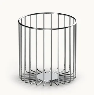 Корзина, Decor Walther, DW, шгв 240*240*260, цвет-хром