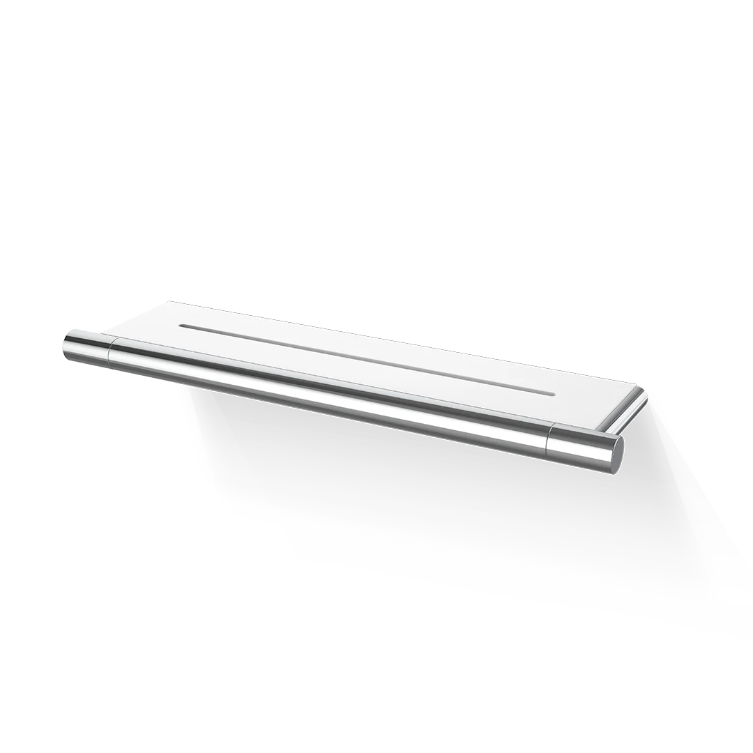 Полка, Decor Walther, Bar, DA, шгв 350*90*20, цвет-хром/белый